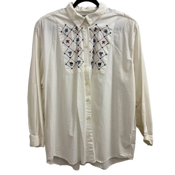Vintage embroidered blouse - Picture 1 of 8